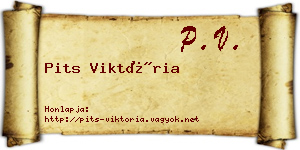 Pits Viktória névjegykártya